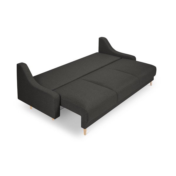 Tumši pelēks izvelkamais dīvāns ar veļas kasti Mazzini Sofas Freesia-image-4