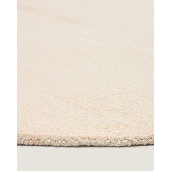 Krēmkrāsas apaļš paklājs ø 200 cm Empuries – Kave Home-image-4