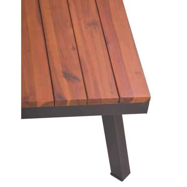 Pelēks akācijas masīvkoka dārza atpūtas komplekts 4 personām Theresa – Garden Pleasure-image-2