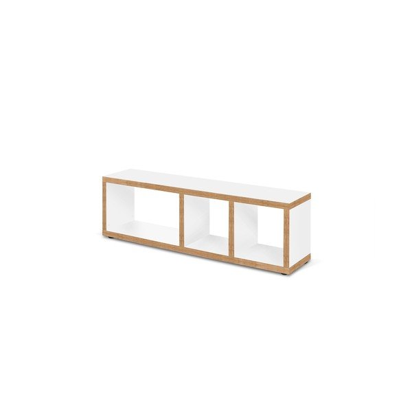 Balts/dabīga toņa TV galdiņš 150x45 cm Berlin – TemaHome-image-3