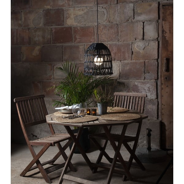 Melns abažūrs ø 30 cm Knute – Star Trading-image-2