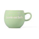 Zaļa akmensmasas krūze 420 ml Muggies – Salt&Pepper