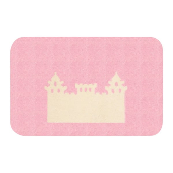 Bērnu rozā paklājs Zala Living Castle, 67 x 120 cm