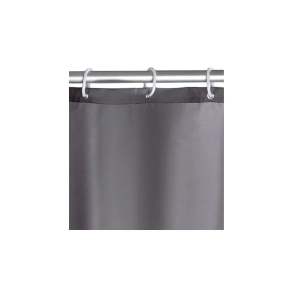 Pelēks dušas aizkars ar pretpelējuma apdari Wenko, 180 x 200 cm-image-2