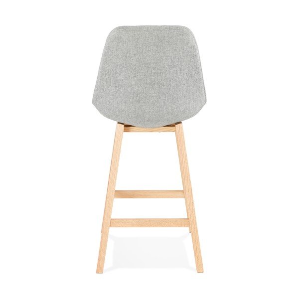 Pelēks bāra krēsls Kokoon QOOP Mini, sēdekļa augstums 65 cm-image-4