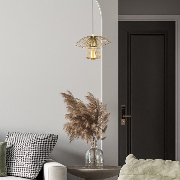 Piekarama lampa zelta krāsā Squid Lighting Root, augstums 117 cm-image-2
