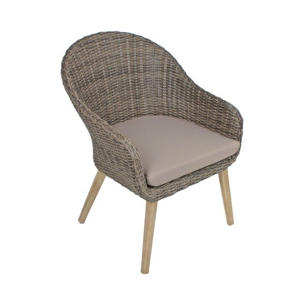 Brūns masīvkoka dārza atpūtas krēsls Pueblo – Garden Pleasure-image-4