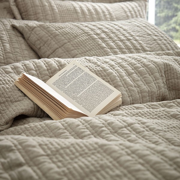 Bēša divguļamā gultas veļa 230x220 cm Tamba Stripe – Pineapple Elephant-image-4