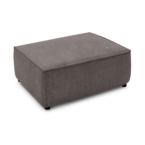 Pelēkbrūns velveta kāju soliņš Nihad – Bobochic Paris-image-3