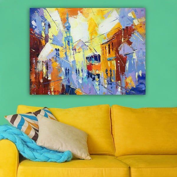 Glezna 100x70 cm Town – Wallity-image-1