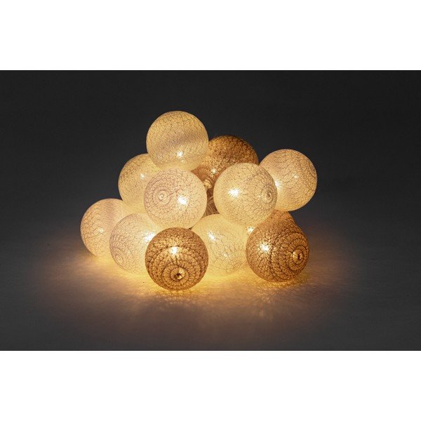 Smilškrāsas LED gaismiņu virtene LUKKA, 15 gaismiņas-image-1