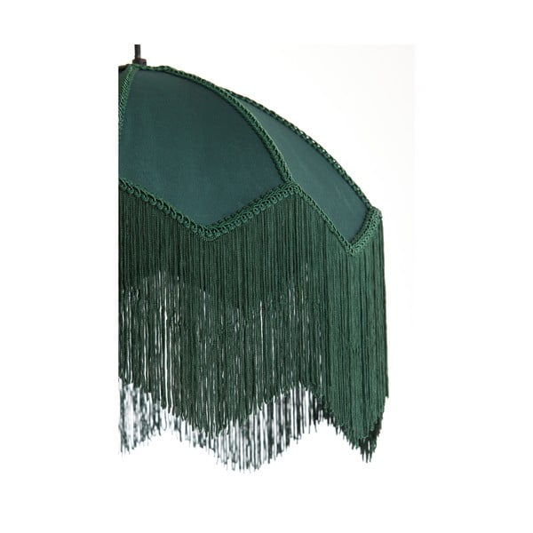 Zaļganzila piekaramā lampa ar auduma abažūru ø 40 cm Malacia – Light & Living-image-3
