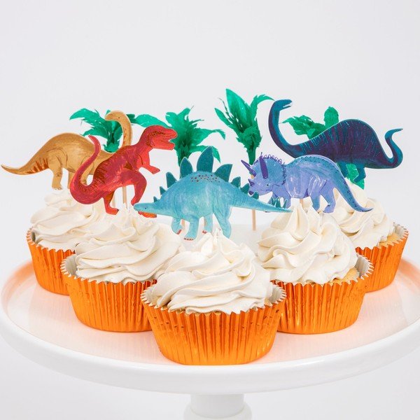 Papīra kēksiņu formas (24 gab.) Dinosaur Kingdom – Meri Meri-image-2