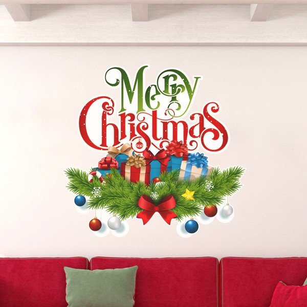Ziemassvētku uzlīme Ambiance Christmas Avec Neige
