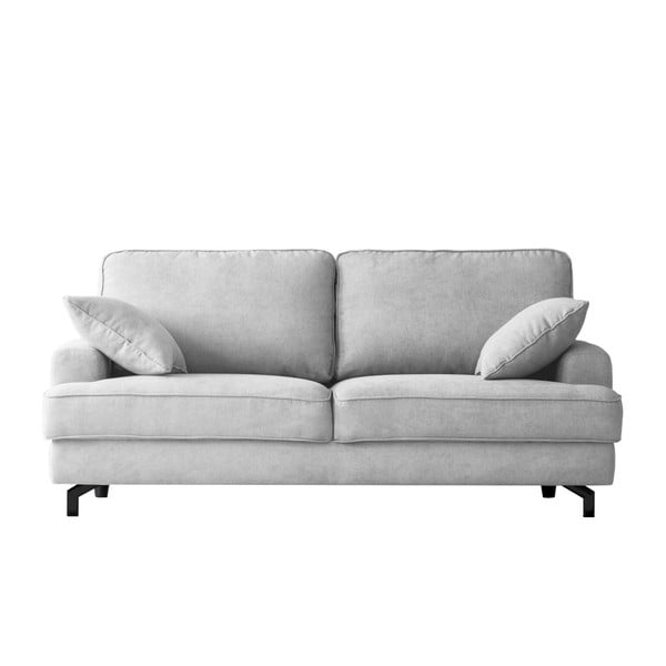Kooko Home Salsa pelēks un balts divvietīgs dīvāns