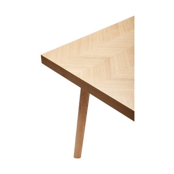 Ēdamgalds ar ozolkoka imitāciju 100x200 cm Herringbone – Hübsch-image-3