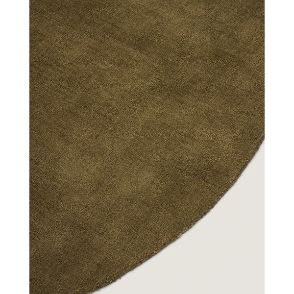 Zaļš apaļš paklājs ø 200 cm Empuries – Kave Home-image-4