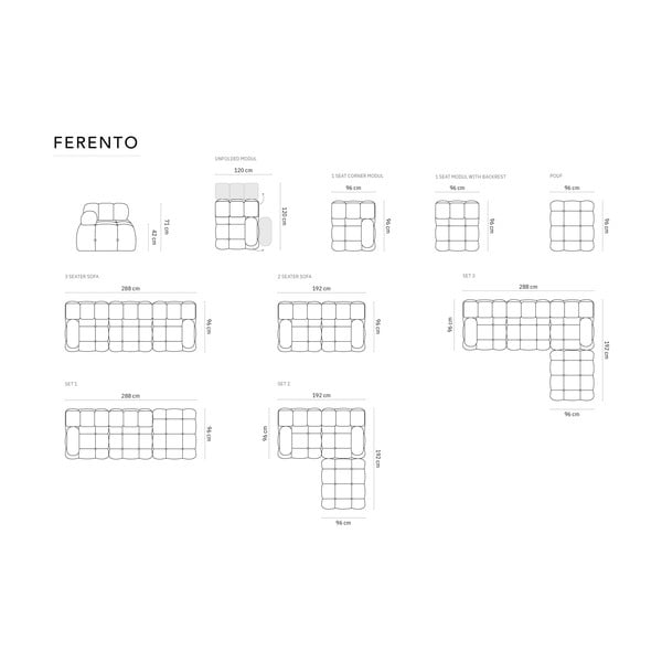 Gaiši pelēks kāju soliņš Ferento – Cosmopolitan Design-image-4