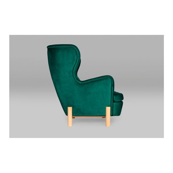 Tumši zaļš krēsls SKANDICA Ingrid Green-image-2