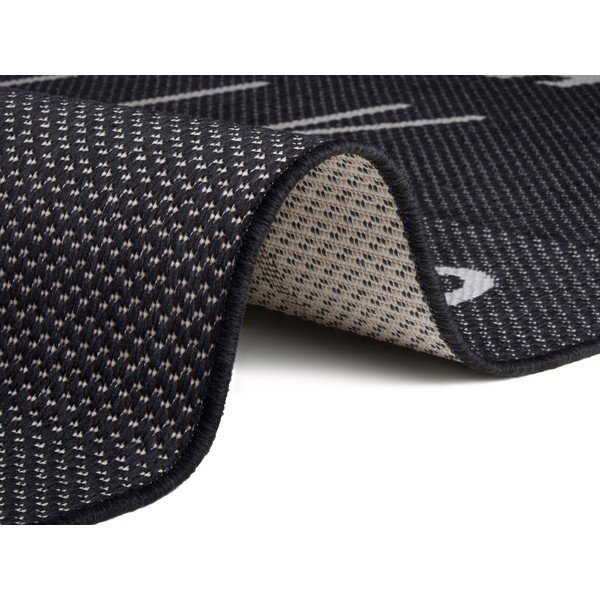 Melns paklājs bērniem Ragami Letters, 80 x 150 cm-image-2