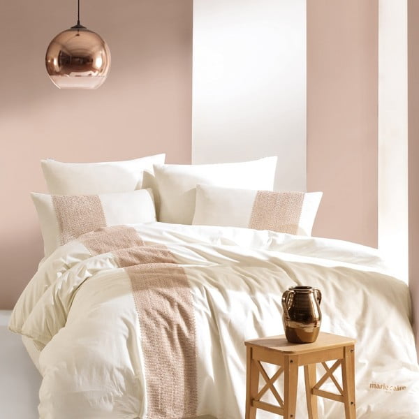 Kokvilnas gultas veļa divguļamai gultai Ariana, 200 x 220 cm