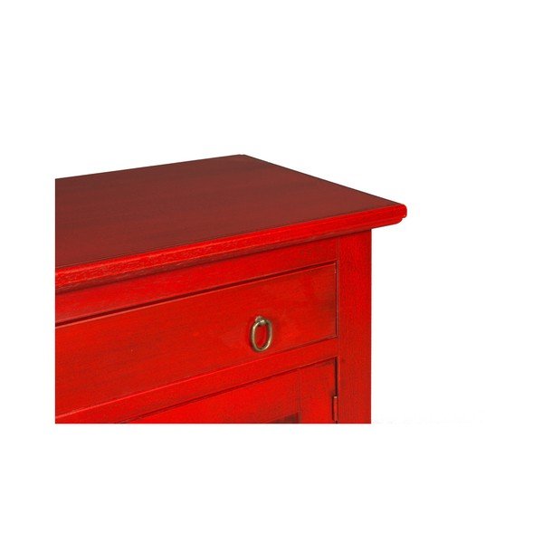 Sarkana kumode Evergreen House Credenza-image-3