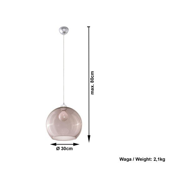 Pelēka griestu lampa Sollux Bilbao-image-2