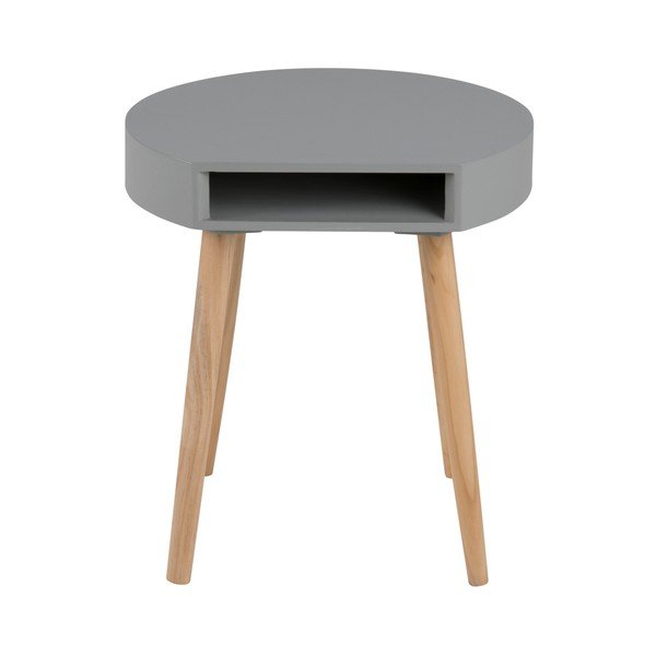 Actona Ela pelēks glabāšanas galds ar nodalījumu-image-1