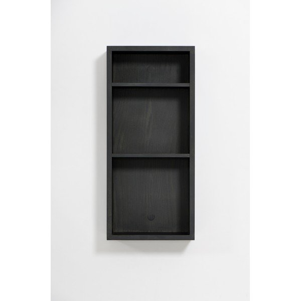 Melns vannasistabas ozolkoka sienas skapītis Wireworks Slimline-image-4