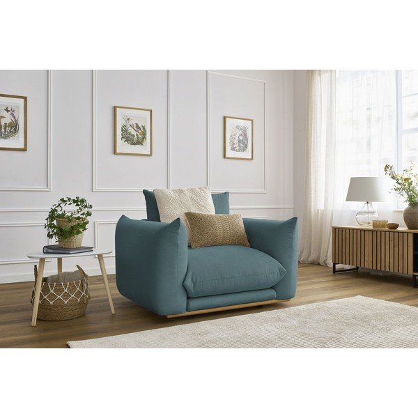 Zils atpūtas krēsls Ernest – Bobochic Paris-image-1