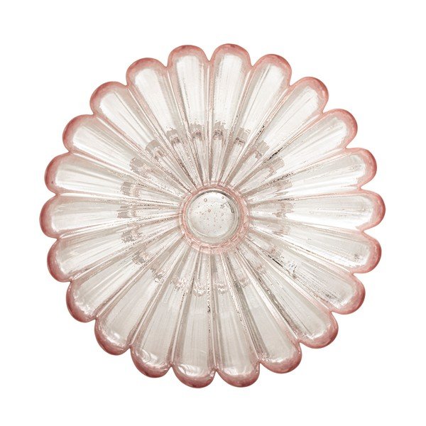 Gaiši rozā stikla servēšanas bļodiņa 220 ml Nalu – Bloomingville-image-3