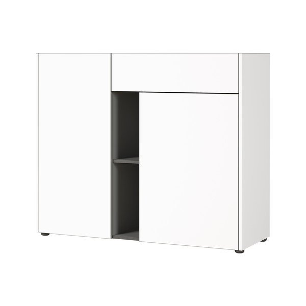 Balta kumode Germania Veluva, platums 112 cm-image-1