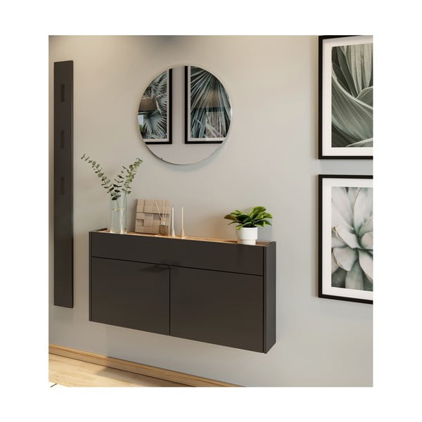 Antracīta pelēka/dabīga toņa priekšnama iekārta Ameca – Germania-image-2