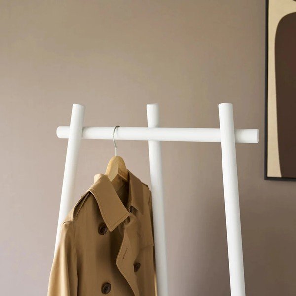 Balts metāla pakaramais 43x153,5 cm Tower Tri-Post – YAMAZAKI-image-3