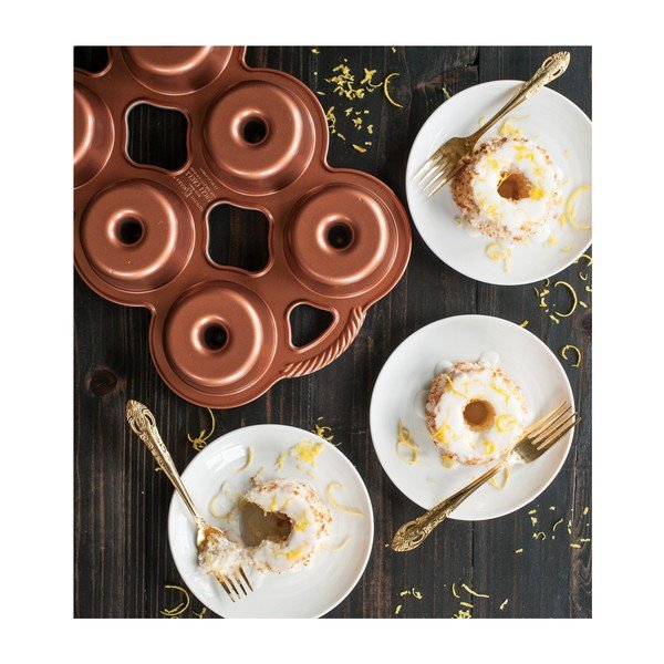 Formiņa 6 mini kūciņām vara krāsā Nordic Ware Angel, 1,4 l-image-3