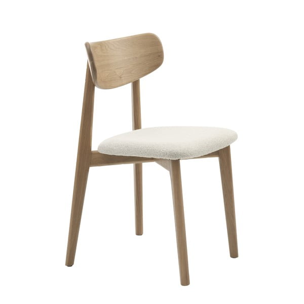 Krēmkrāsas/dabīga toņa pusdienu krēsls Elim – Unique Furniture