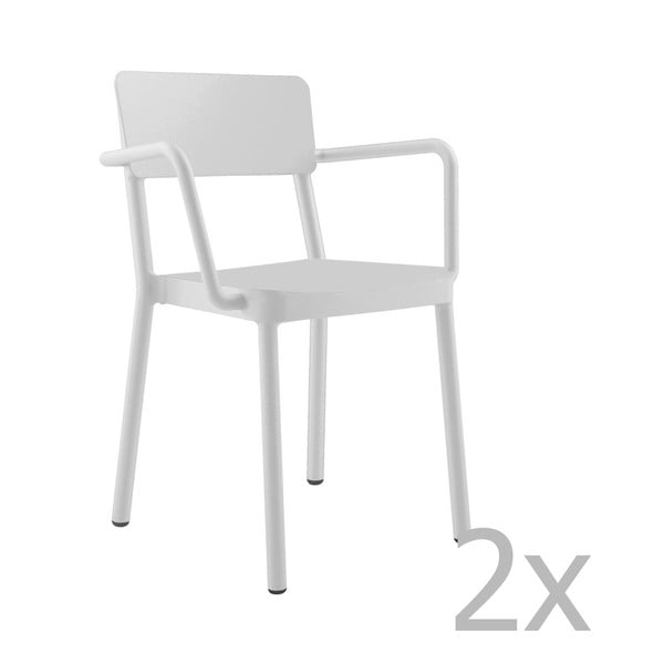 2 baltu dārza krēslu komplekts Resol Lisboa