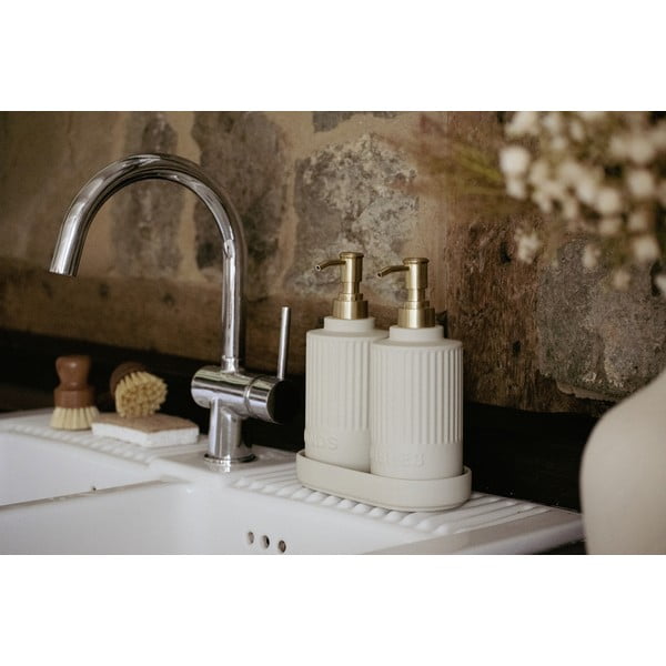 Krēmkrāsas keramikas mazgāšanas līdzekļu turētājs Heidi – Wenko-image-4