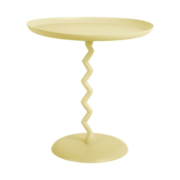 Metāla apaļš sānu galdiņš ø 40 cm Zig Zag – Leitmotiv