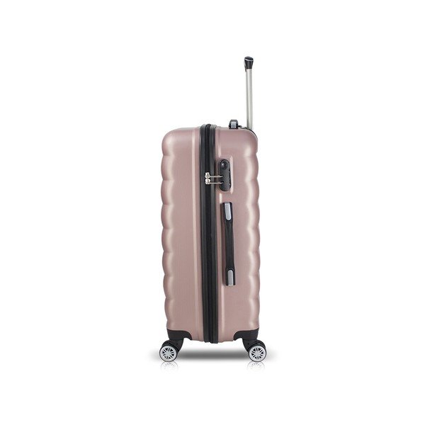 Rozā čemodāns ar USB portu My Valice COLORS RESSNO Pilot Suitcase-image-1