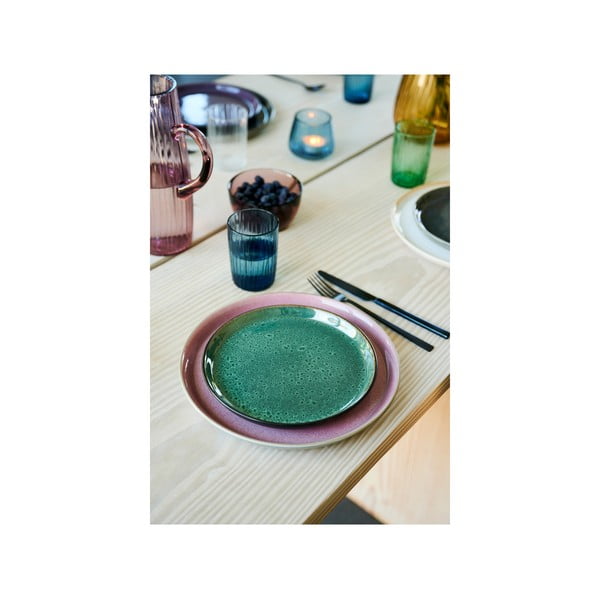 Zaļš/melns deserta akmensmasas šķīvis ø 21 cm Gastro Green/Black – Bitz-image-4