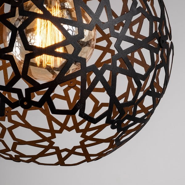 Melna piekaramā lampa ø 25 cm Fellini – Opviq lights-image-4