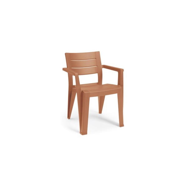 Oranžs plastmasas dārza krēsls Julie – Keter