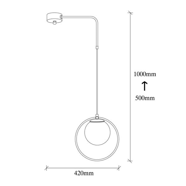Melna metāla griestu lampa Opviq lights Elpidas-image-4
