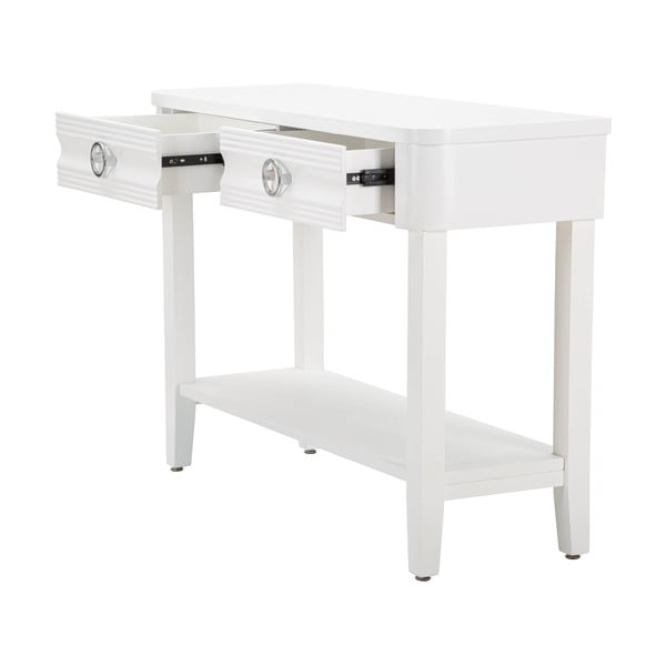 Balts egles masīvkoka konsoles galds 40x110 cm Shine – Mauro Ferretti-image-3