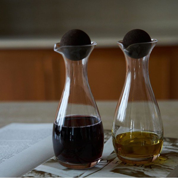 Eļļas un etiķa trauku komplekts  (2 gab.) Nature – Sagaform-image-3