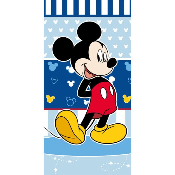 Zils frotē bērnu dvielis 70x140 cm Mickey – Jerry Fabrics