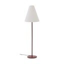 Terakotas oranža stāvlampa ar auduma abažūru (augstums 153 cm) Navat – Kave Home