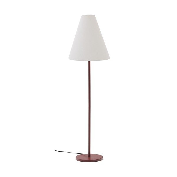 Terakotas oranža stāvlampa ar auduma abažūru (augstums 153 cm) Navat – Kave Home