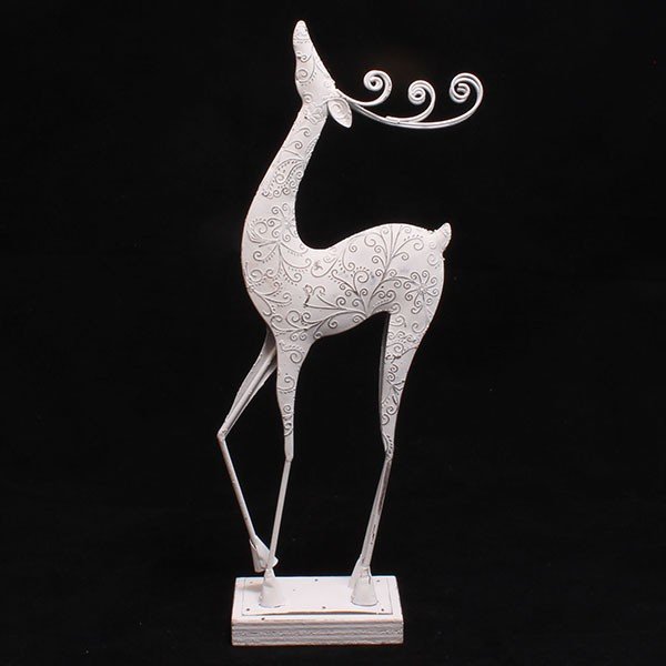 Dekoratīvs metāla ziemeļbriedis, 47 cm